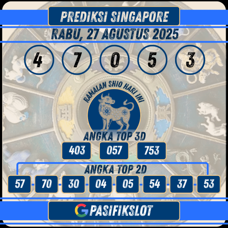 Prediksi Singaporepools 27 Agustus 2025