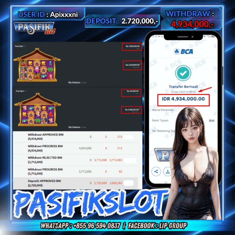 PASIFIKSLOT JACKPOT The Dog House Multihold Rp4.934,000,- LUNAS!