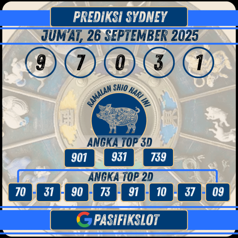 Prediksi Sydneypools 26 September 2025