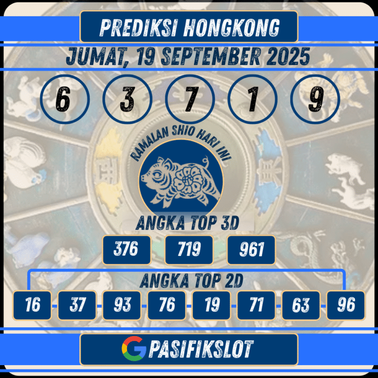 Prediksi Hongkongpools 19 September 2025