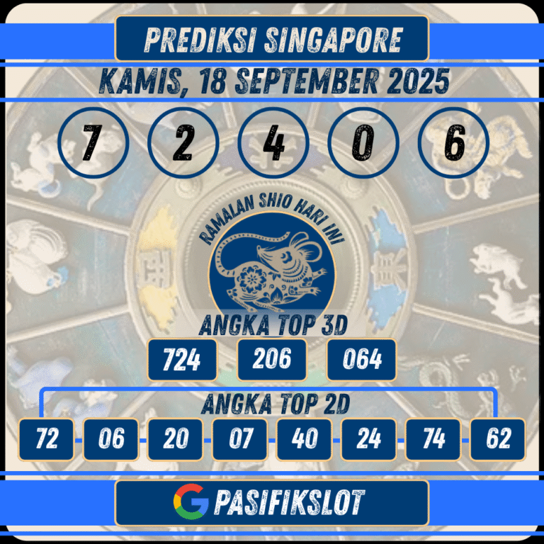 Prediksi Singaporepools 18 September 2025