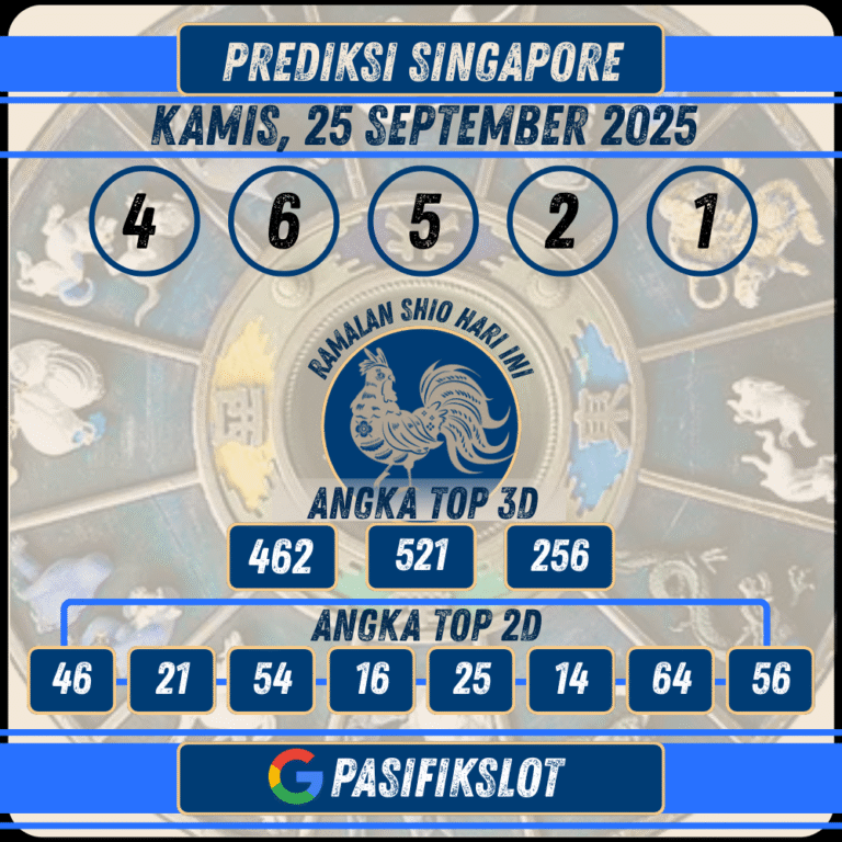 Prediksi Singaporepools 25 September 2025