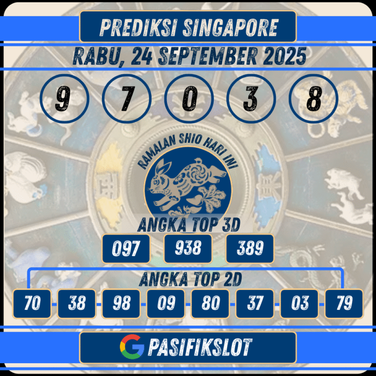 Prediksi Singaporepools 24 September 2025