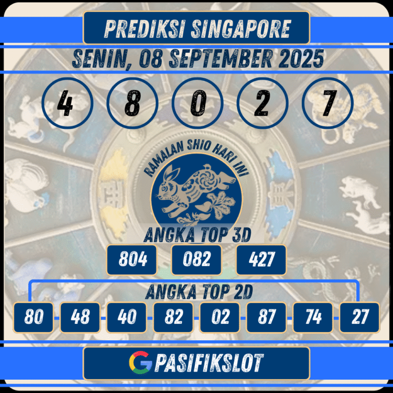 Prediksi Singaporepools 08 September 2025